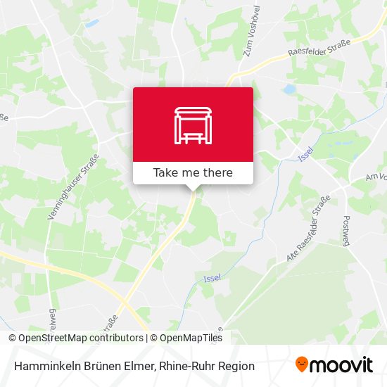 Hamminkeln Brünen Elmer map