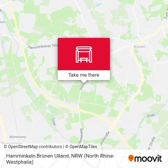 Карта Hamminkeln Brünen Ulland