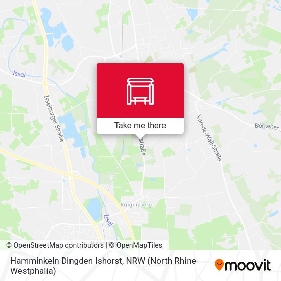 Карта Hamminkeln Dingden Ishorst