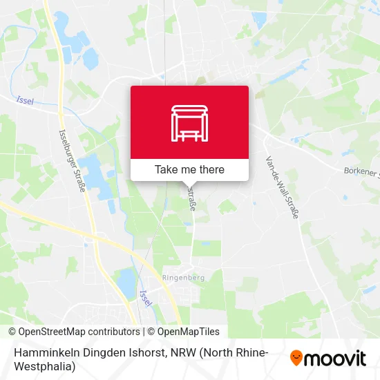 Карта Hamminkeln Dingden Ishorst