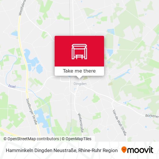Hamminkeln Dingden Neustraße map
