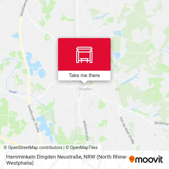 Карта Hamminkeln Dingden Neustraße