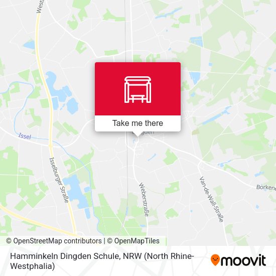Карта Hamminkeln Dingden Schule