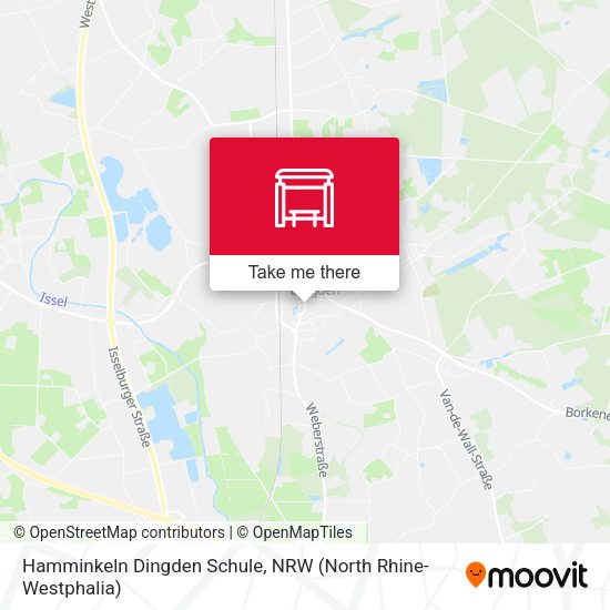 Карта Hamminkeln Dingden Schule
