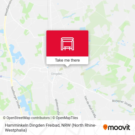 Карта Hamminkeln Dingden Freibad