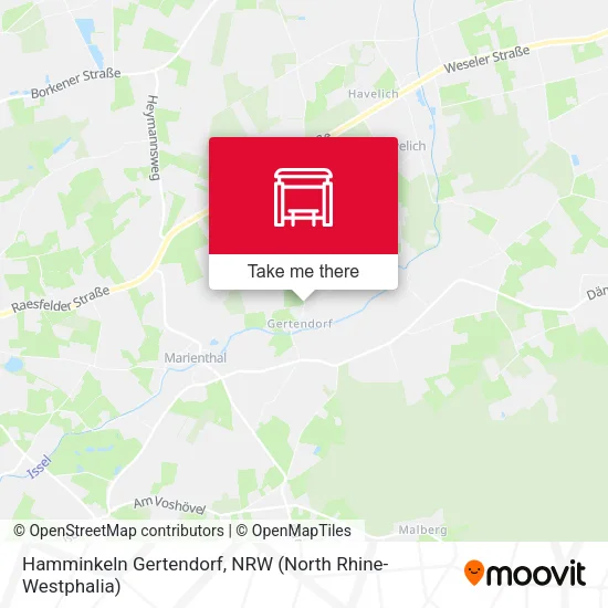 Карта Hamminkeln Gertendorf