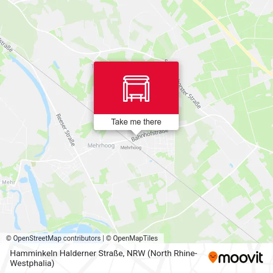 Карта Hamminkeln Halderner Straße