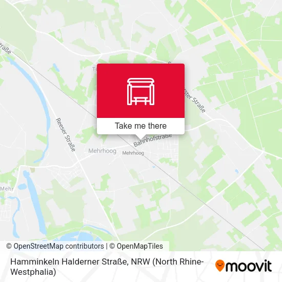 Карта Hamminkeln Halderner Straße