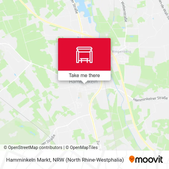 Карта Hamminkeln Markt