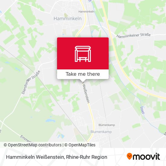 Hamminkeln Weißenstein map