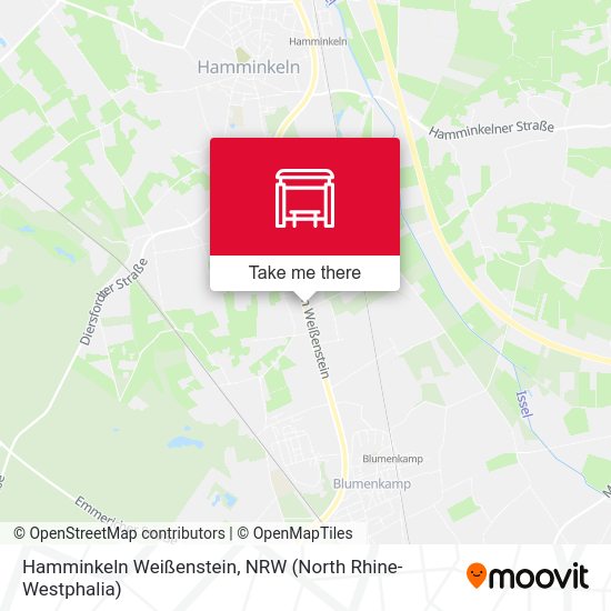 Карта Hamminkeln Weißenstein
