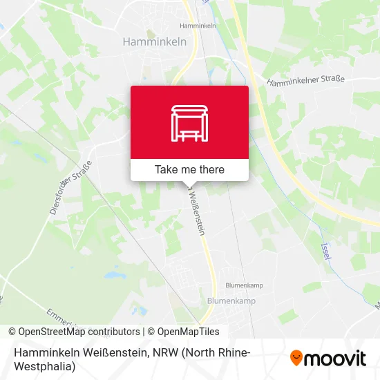 Карта Hamminkeln Weißenstein