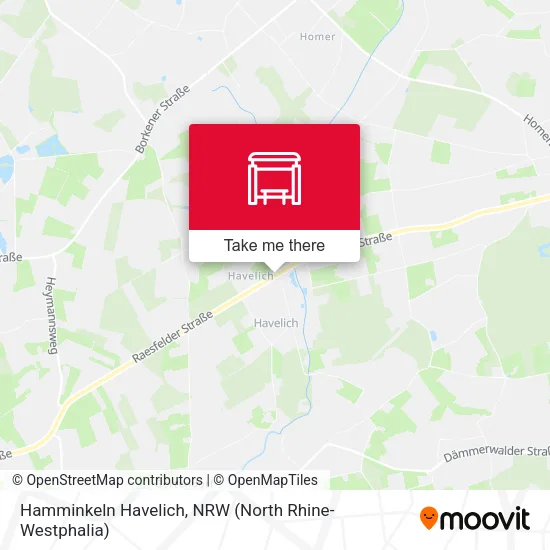 Карта Hamminkeln Havelich