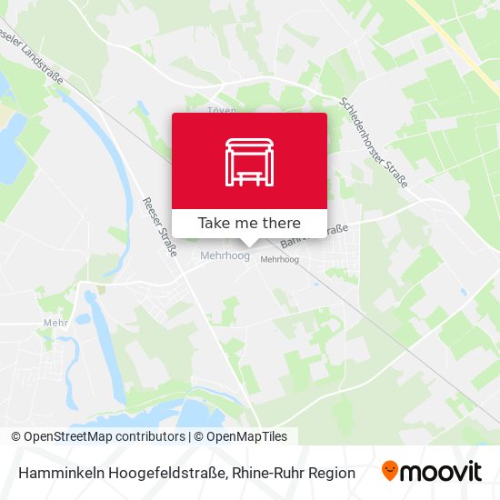 Hamminkeln Hoogefeldstraße map
