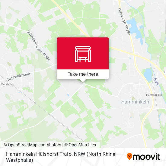 Карта Hamminkeln Hülshorst Trafo