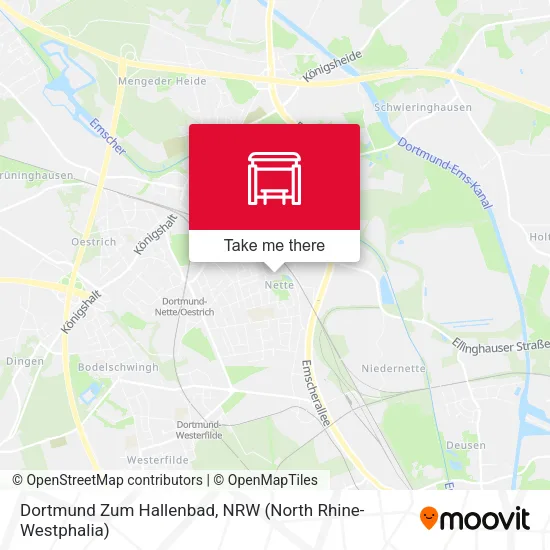 Карта Dortmund Zum Hallenbad