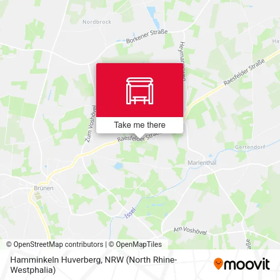 Карта Hamminkeln Huverberg