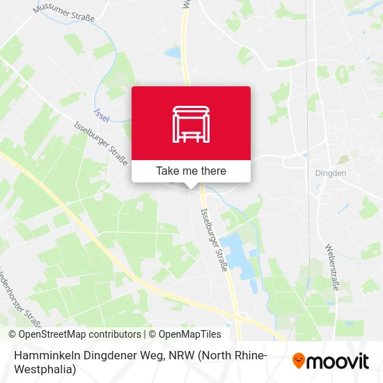Hamminkeln Dingdener Weg map