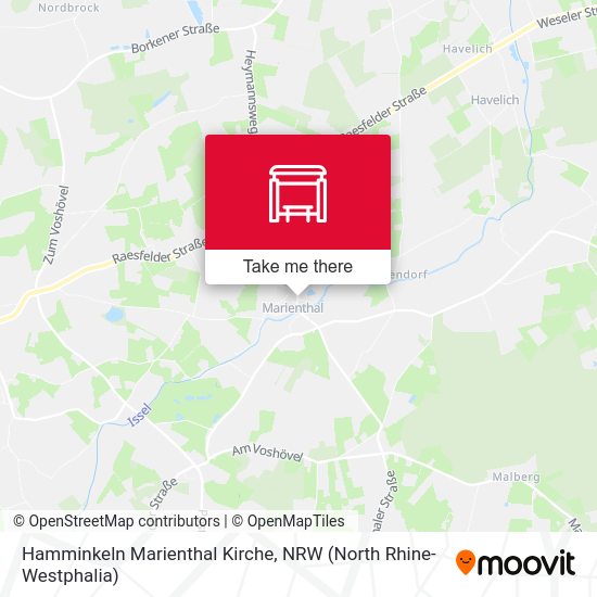 Hamminkeln Marienthal Kirche map
