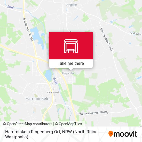 Hamminkeln Ringenberg Ort map