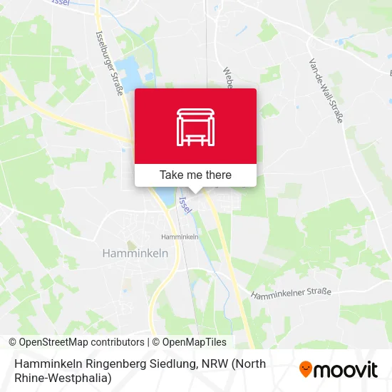Карта Hamminkeln Ringenberg Siedlung