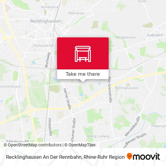 Recklinghausen An Der Rennbahn map