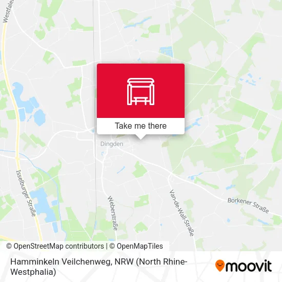 Карта Hamminkeln Veilchenweg