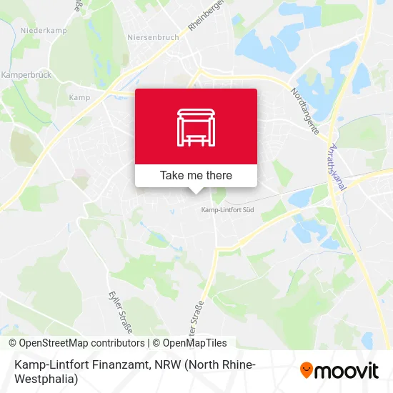 Карта Kamp-Lintfort Finanzamt