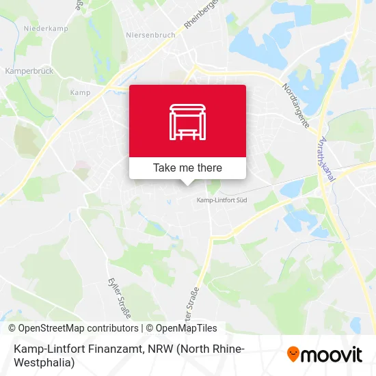 Kamp-Lintfort Finanzamt map