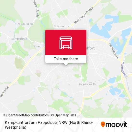Карта Kamp-Lintfort am Pappelsee