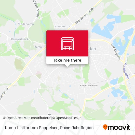 Kamp-Lintfort am Pappelsee map