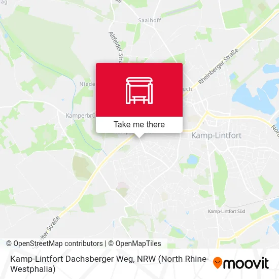 Kamp-Lintfort Dachsberger Weg map