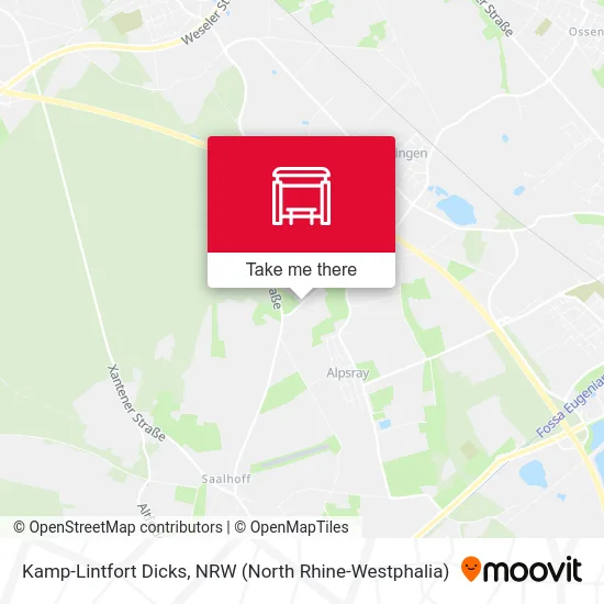 Kamp-Lintfort Dicks map