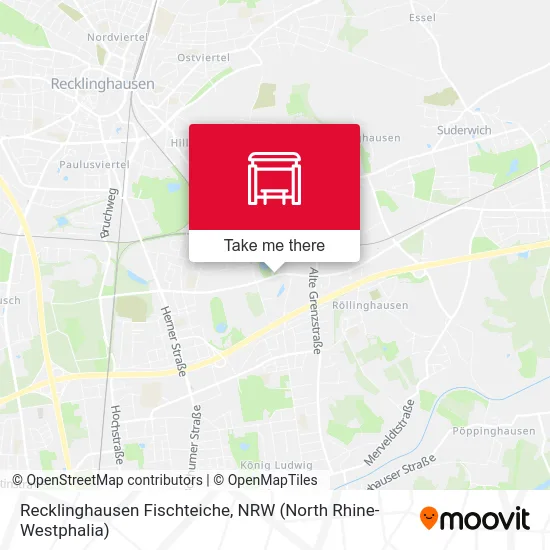 Recklinghausen Fischteiche map
