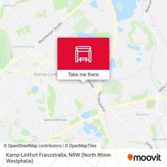 Kamp-Lintfort Franzstraße map