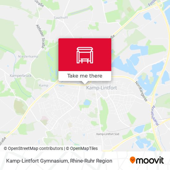 Kamp-Lintfort Gymnasium map