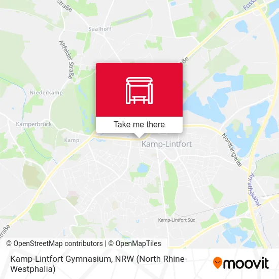 Kamp-Lintfort Gymnasium map