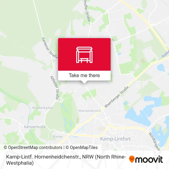 Карта Kamp-Lintf. Hornenheidchenstr.