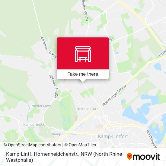 Карта Kamp-Lintf. Hornenheidchenstr.