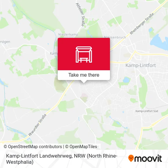 Kamp-Lintfort Landwehrweg map