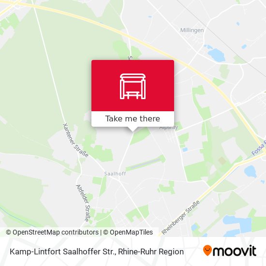 Kamp-Lintfort Saalhoffer Str. map
