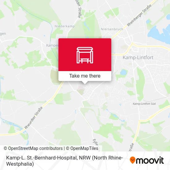 Kamp-L. St.-Bernhard-Hospital map