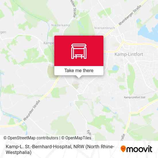 Kamp-L. St.-Bernhard-Hospital map