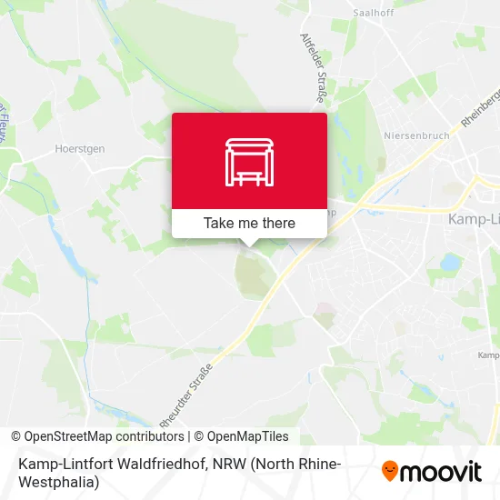 Kamp-Lintfort Waldfriedhof map