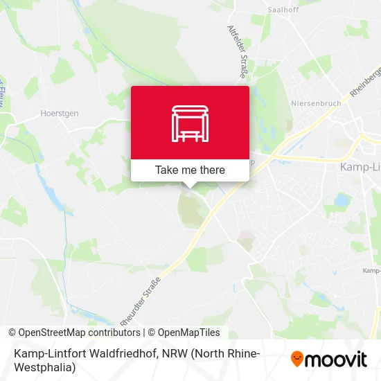 Kamp-Lintfort Waldfriedhof map