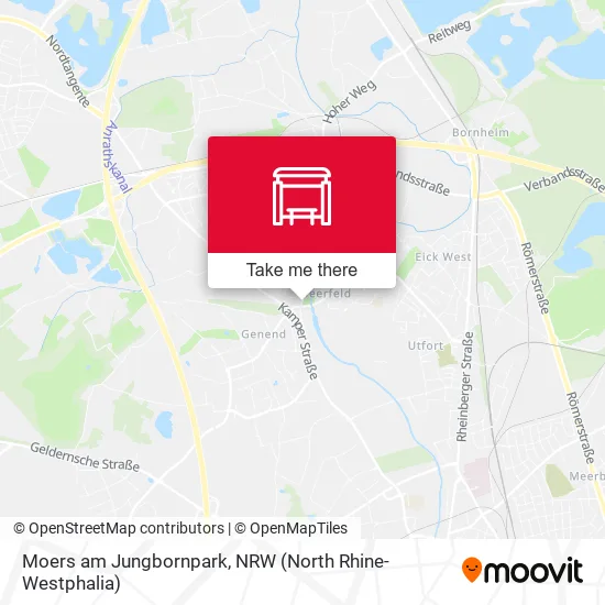 Карта Moers am Jungbornpark