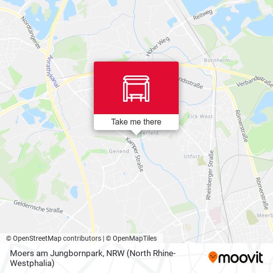 Moers am Jungbornpark map