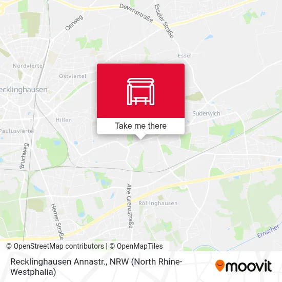 Recklinghausen Annastr. map