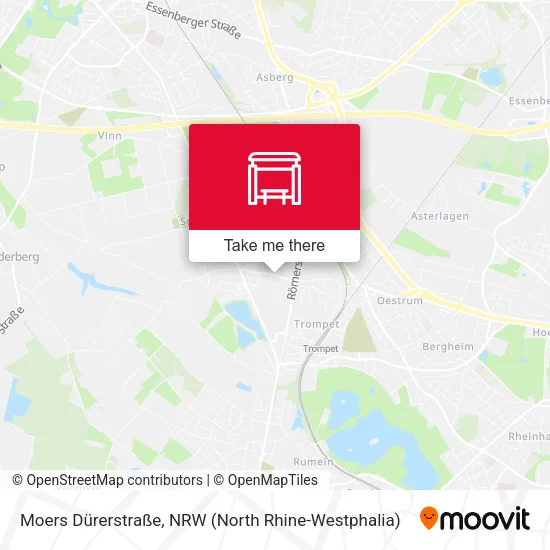 Карта Moers Dürerstraße