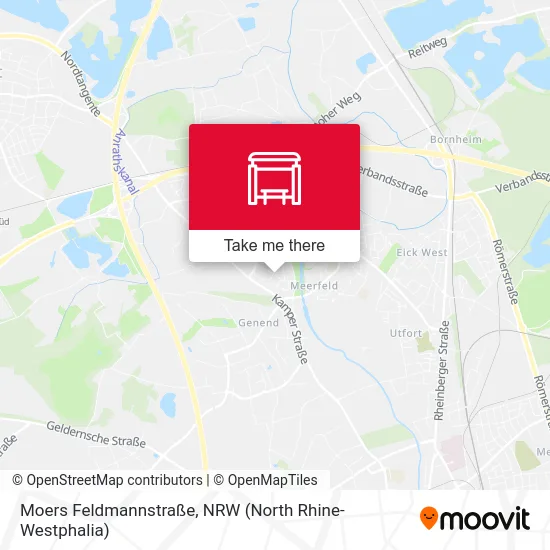 Карта Moers Feldmannstraße